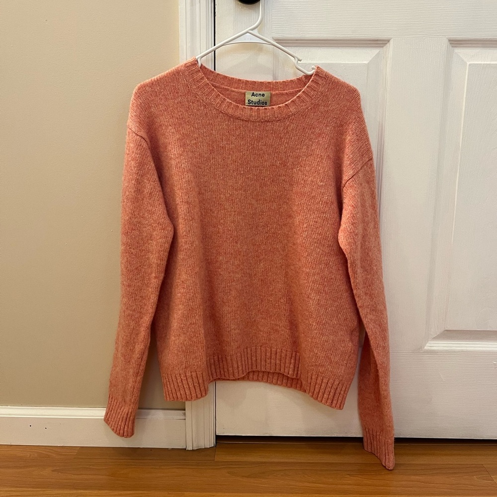 Acne Studios Samara Wool PAW18 Pink Sweater